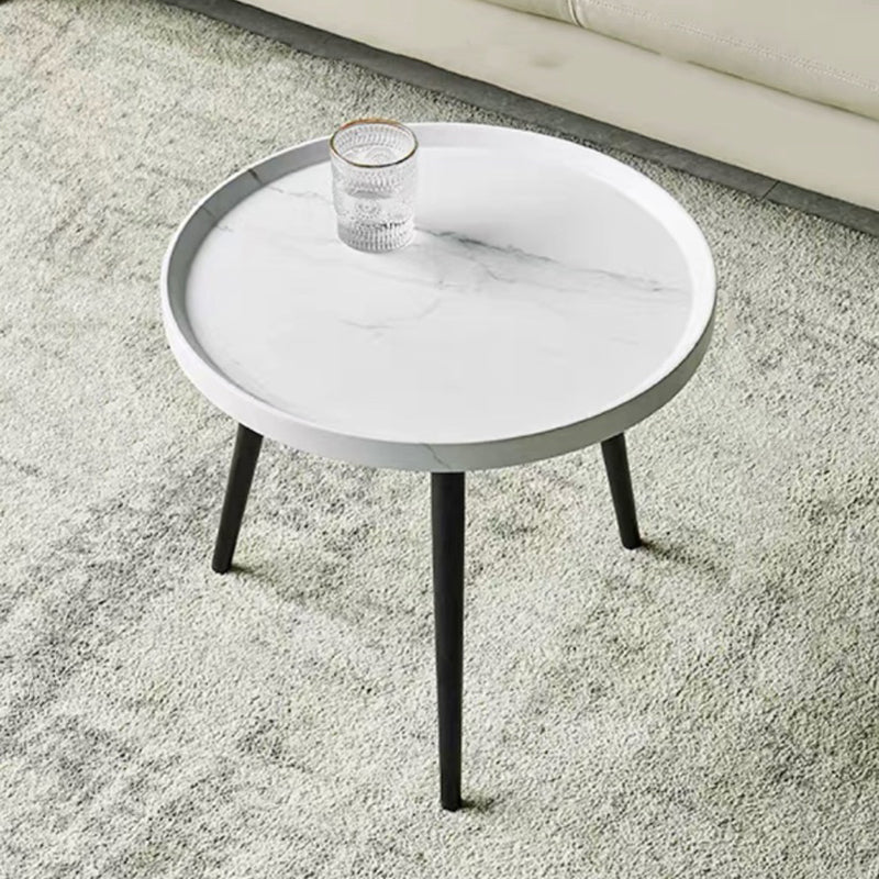 Abstract Shape Base Design Wood-based Panel Table Iron Art Table Foot Coffee Table