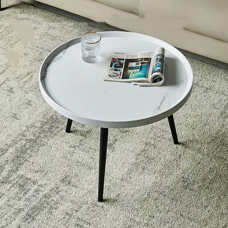 Abstract Shape Base Design Wood-based Panel Table Iron Art Table Foot Coffee Table