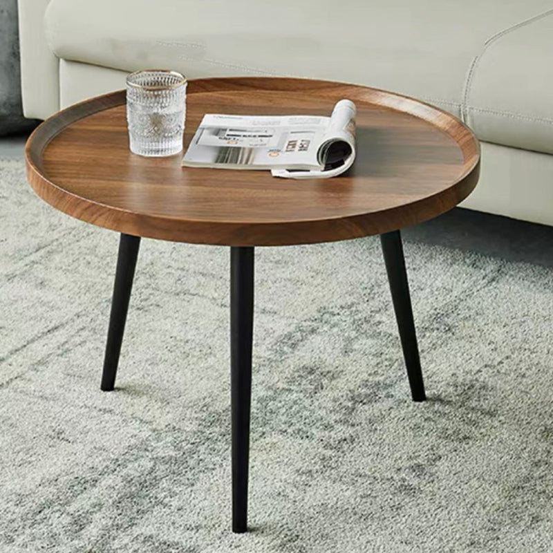 Abstract Shape Base Design Wood-based Panel Table Iron Art Table Foot Coffee Table