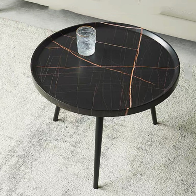 Abstract Shape Base Design Wood-based Panel Table Iron Art Table Foot Coffee Table
