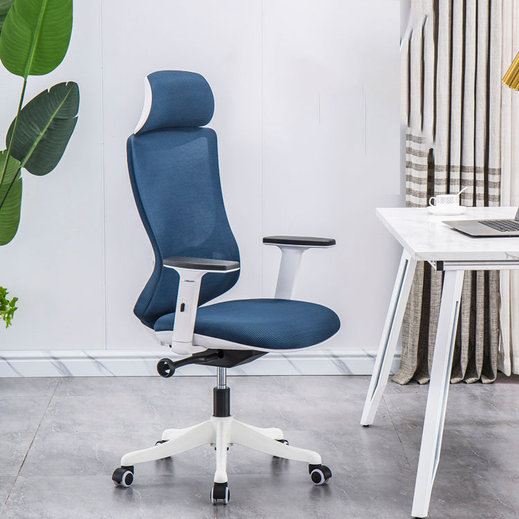 Height-adjustable Office Chair Modern Working Chair with Wheels