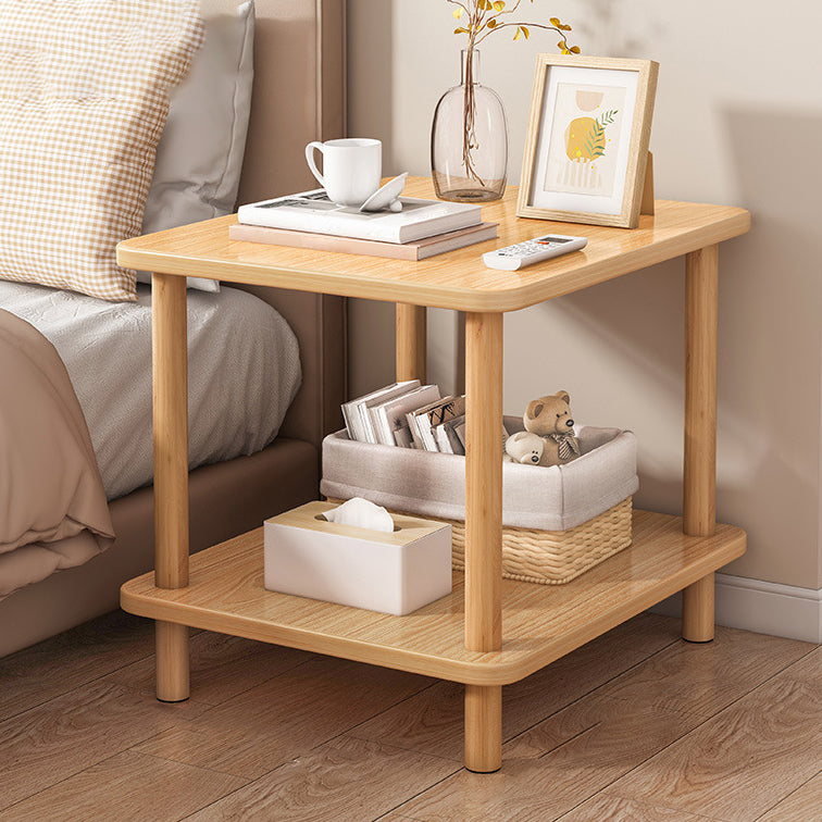 Modern Style Bookshelf Wooden Open Back Etagere Bookcase for Home