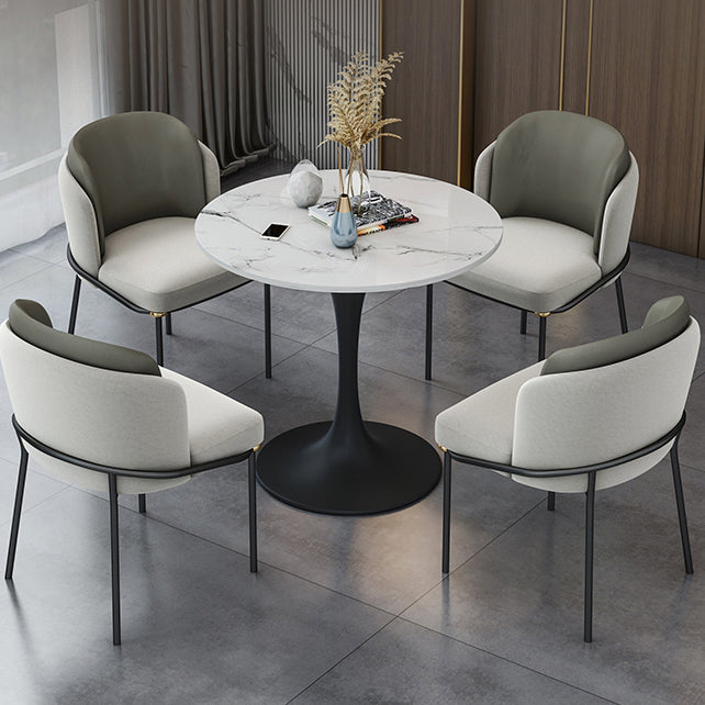 Modern Sintered Stone Dining Table Set 1/2/4/5 Pieces Dining Set
