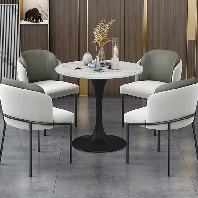 Modern Sintered Stone Dining Table Set 1/2/4/5 Pieces Dining Set