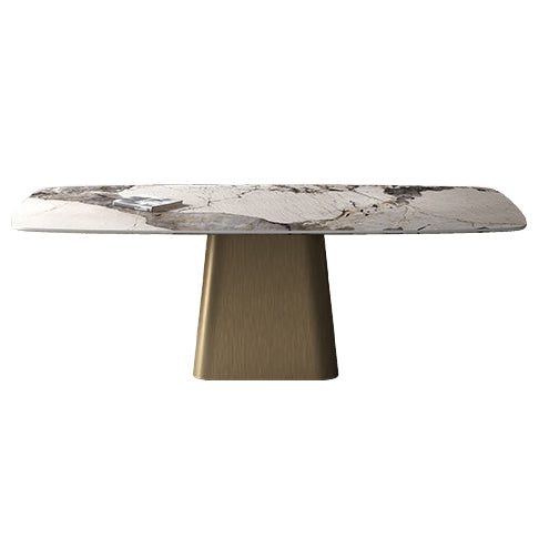 Modern Style Sintered Stone Dining Set Rectangle 1/2/4/7 Pieces Dining Set