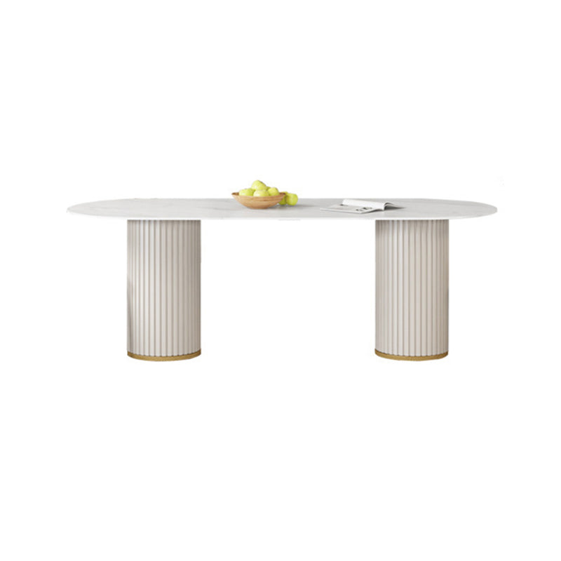 Glam Style Sintered Stone Dining Set Rectangle 1/2/5 Pieces Dining Set for Dining Areas