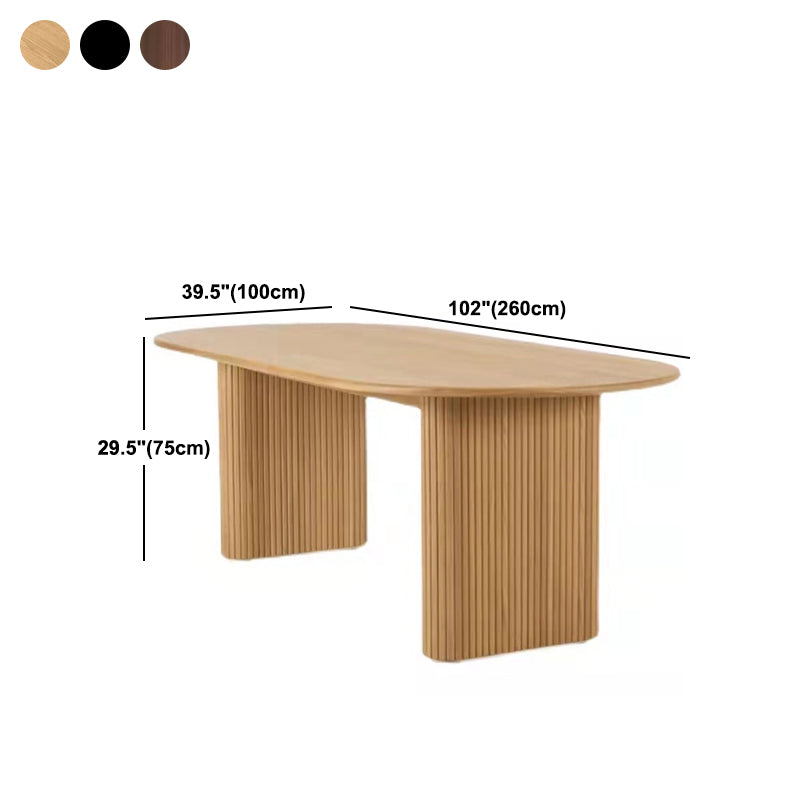 Solid Wood Dinner Table Contemporary Style Dining Table Home Kitchen Desk