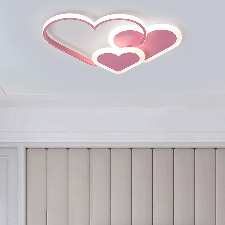 Simplicity Linear Ceiling Fixture Contemporary Metal LED Flush Mount Light