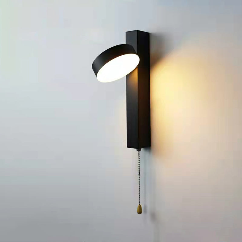 Nordic Metal Wall Light Straight Rotatable LED Wall Sconce for Living Room