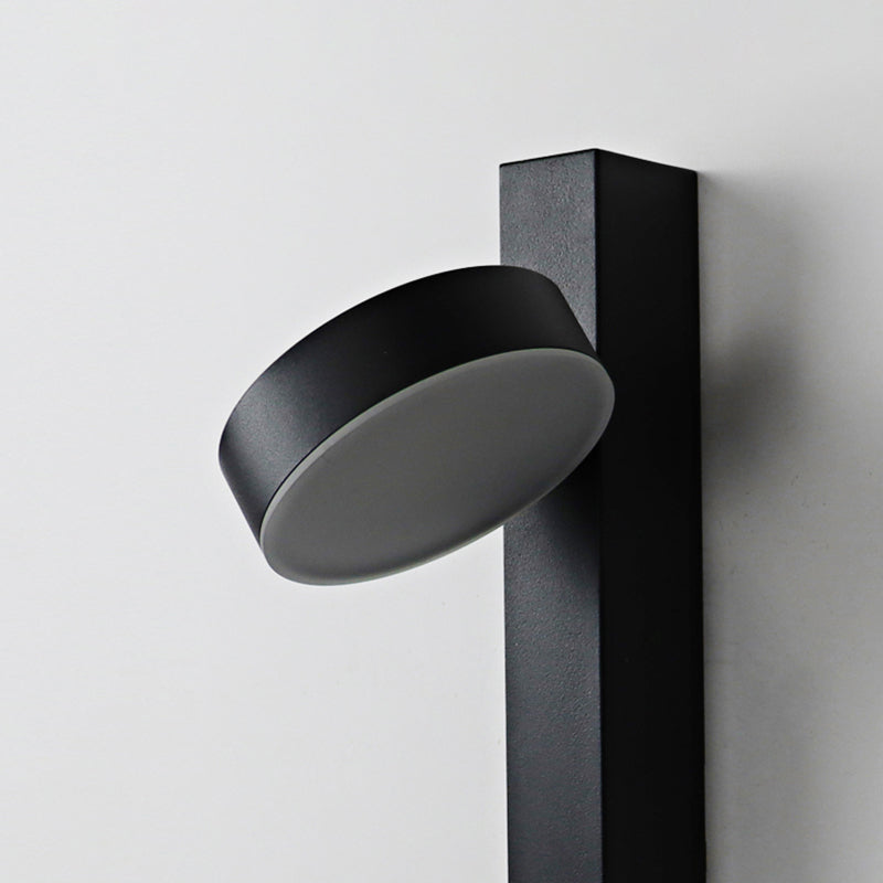 Nordic Metal Wall Light Straight Rotatable LED Wall Sconce for Living Room