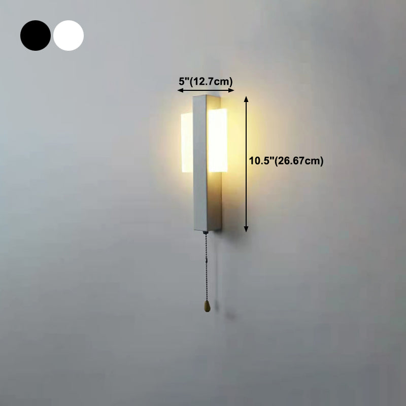 Nordic Metal Wall Light Straight Rotatable LED Wall Sconce for Living Room