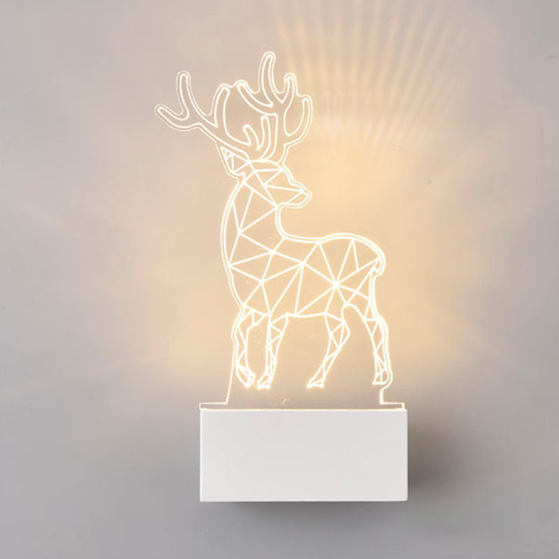 Creative Acrylic Wall Light Modern LED Wall Light Fixture for Bedroom