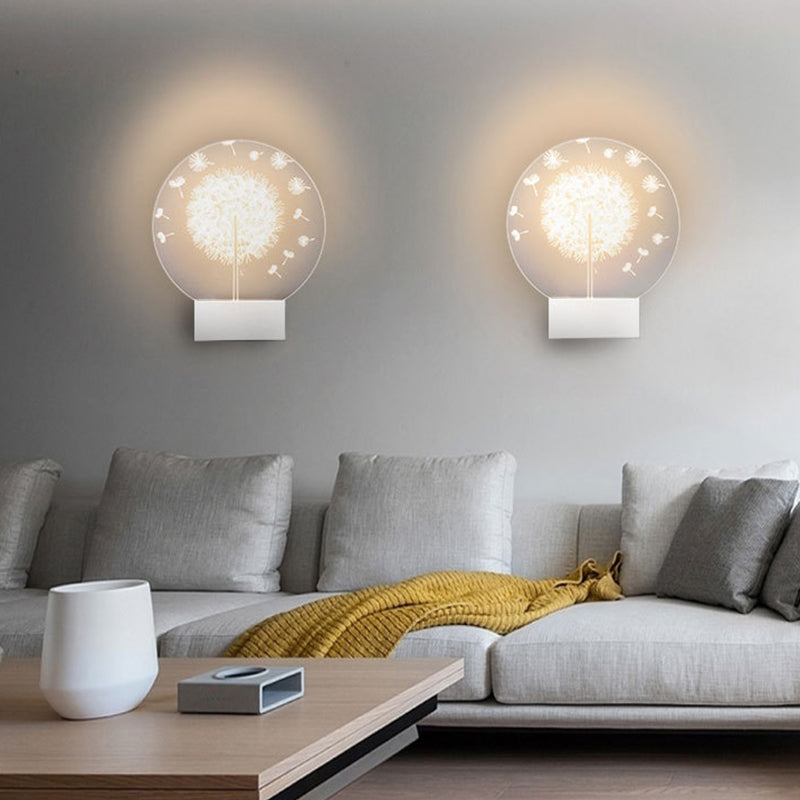 Creative Acrylic Wall Light Modern LED Wall Light Fixture for Bedroom