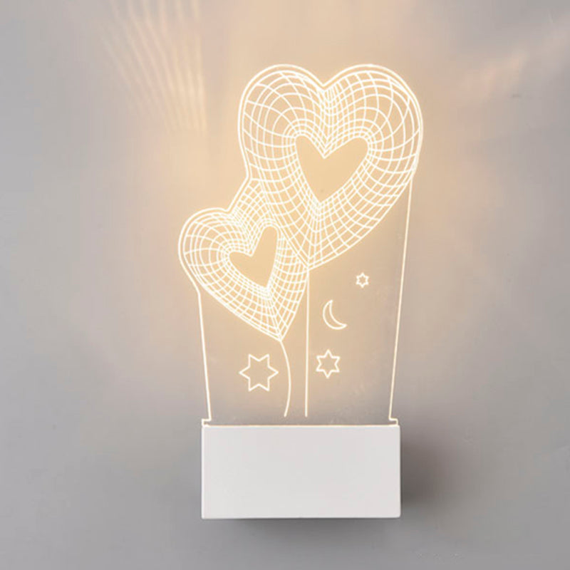 Creative Acrylic Wall Light Modern LED Wall Light Fixture for Bedroom