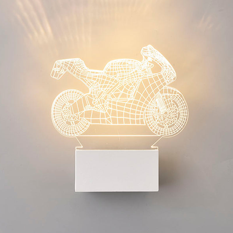 Creative Acrylic Wall Light Modern LED Wall Light Fixture for Bedroom