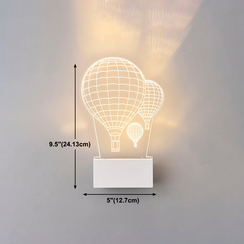 Creative Acrylic Wall Light Modern LED Wall Light Fixture for Bedroom