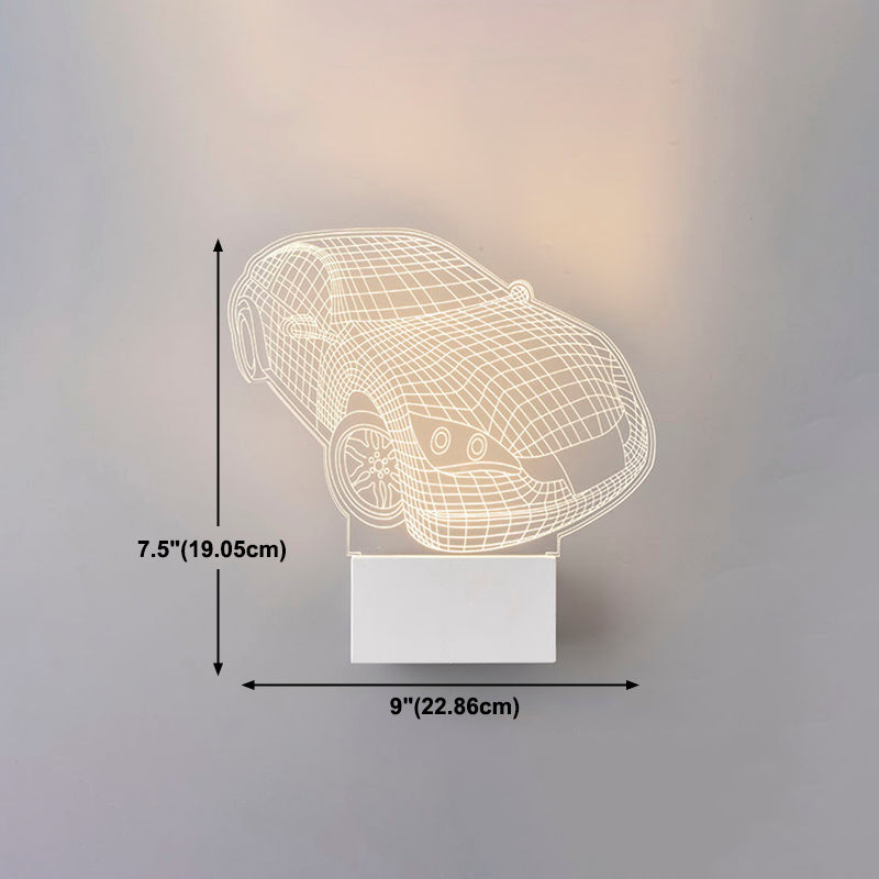 Creative Acrylic Wall Light Modern LED Wall Light Fixture for Bedroom