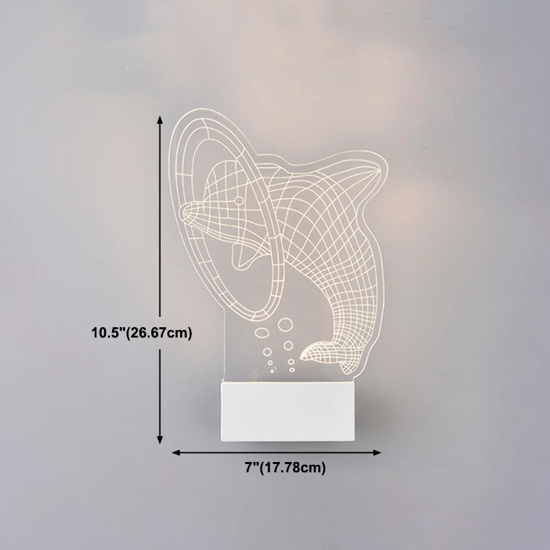 Creative Acrylic Wall Light Modern LED Wall Light Fixture for Bedroom