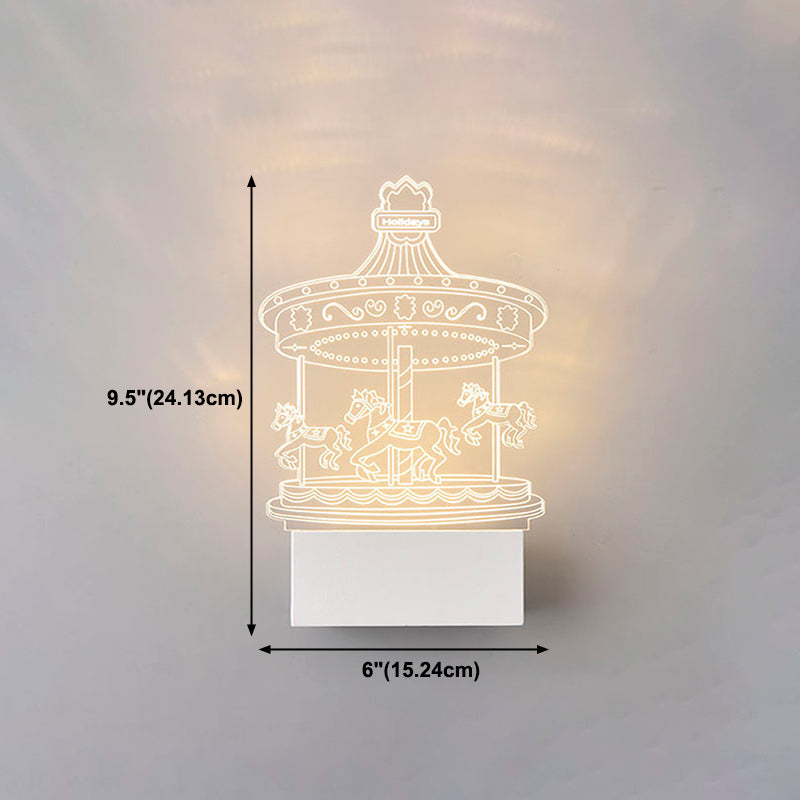 Creative Acrylic Wall Light Modern LED Wall Light Fixture for Bedroom