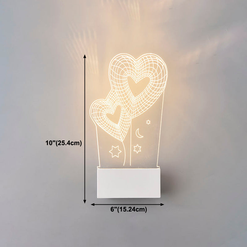 Creative Acrylic Wall Light Modern LED Wall Light Fixture for Bedroom