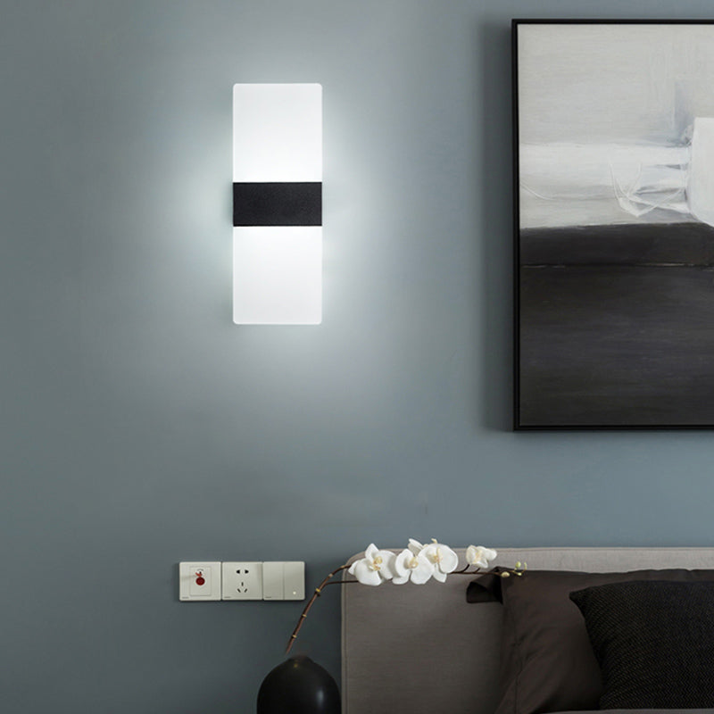 Geometry Shape Metal Wall Light Modern Style 1 Light Wall Mounted Light Fixture
