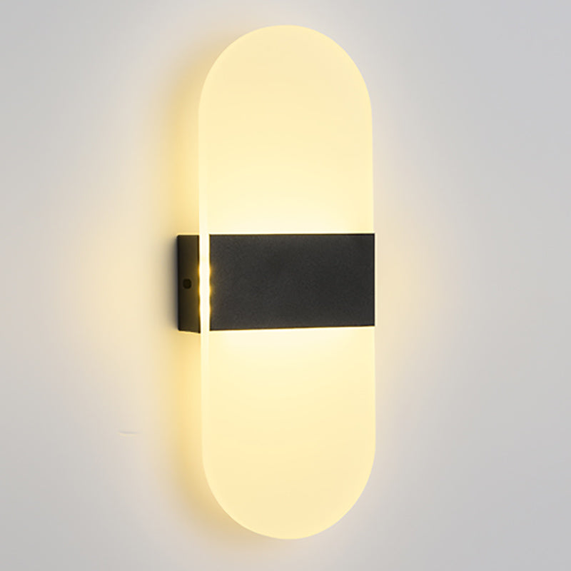 Geometry Shape Metal Wall Light Modern Style 1 Light Wall Mounted Light Fixture