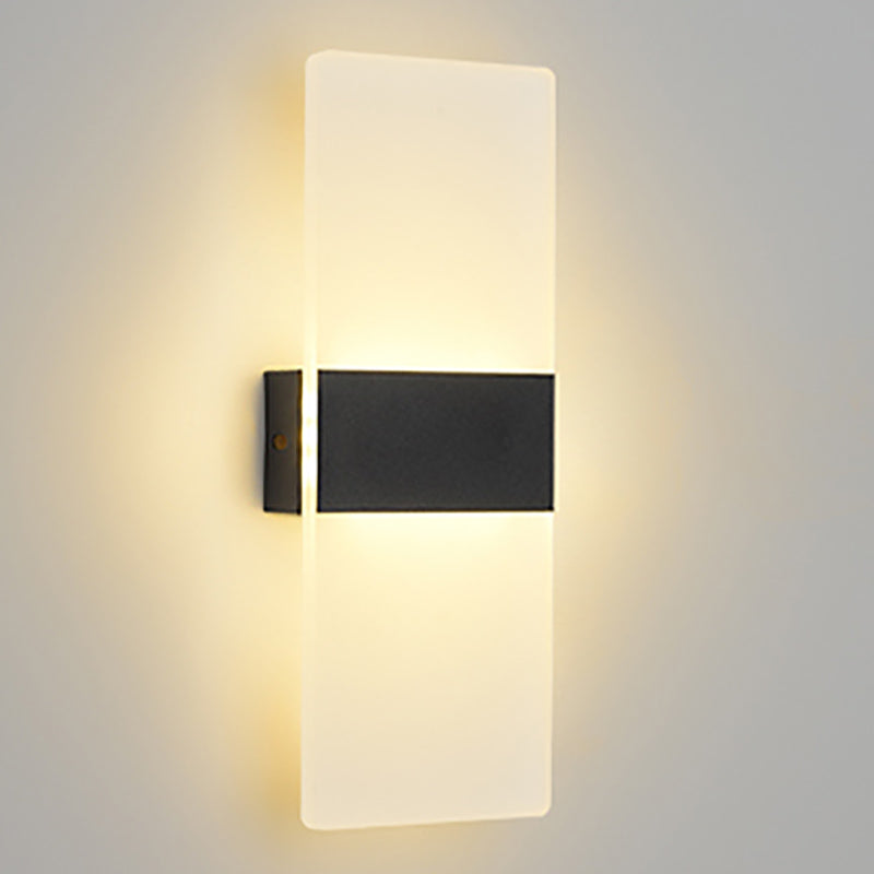 Geometry Shape Metal Wall Light Modern Style 1 Light Wall Mounted Light Fixture