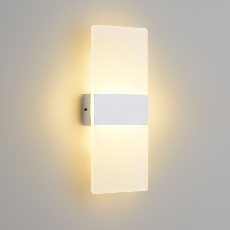 Geometry Shape Metal Wall Light Modern Style 1 Light Wall Mounted Light Fixture