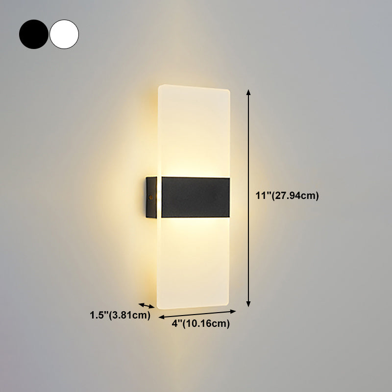Geometry Shape Metal Wall Light Modern Style 1 Light Wall Mounted Light Fixture