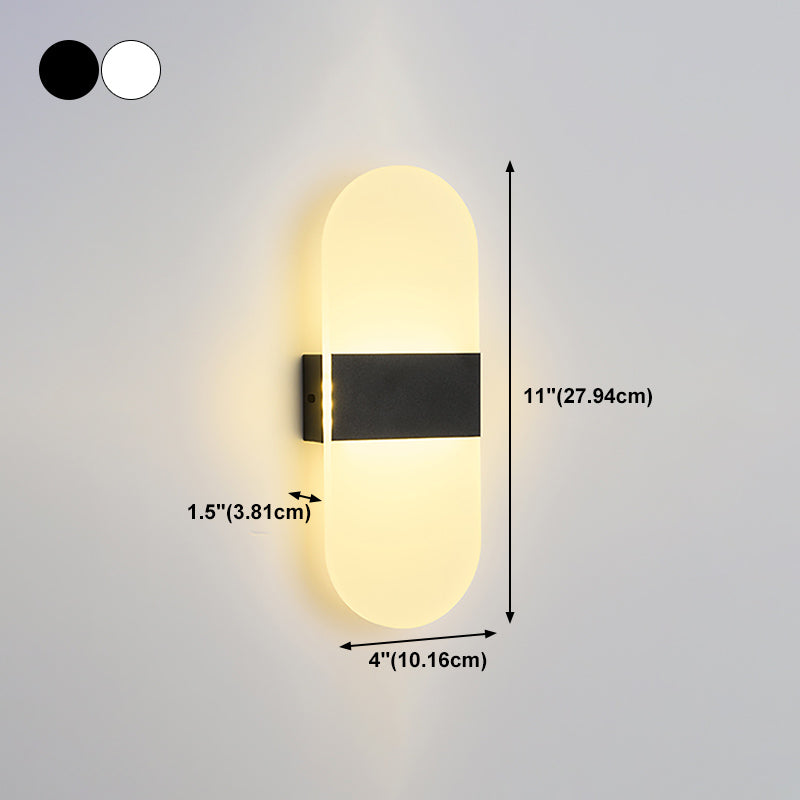 Geometry Shape Metal Wall Light Modern Style 1 Light Wall Mounted Light Fixture
