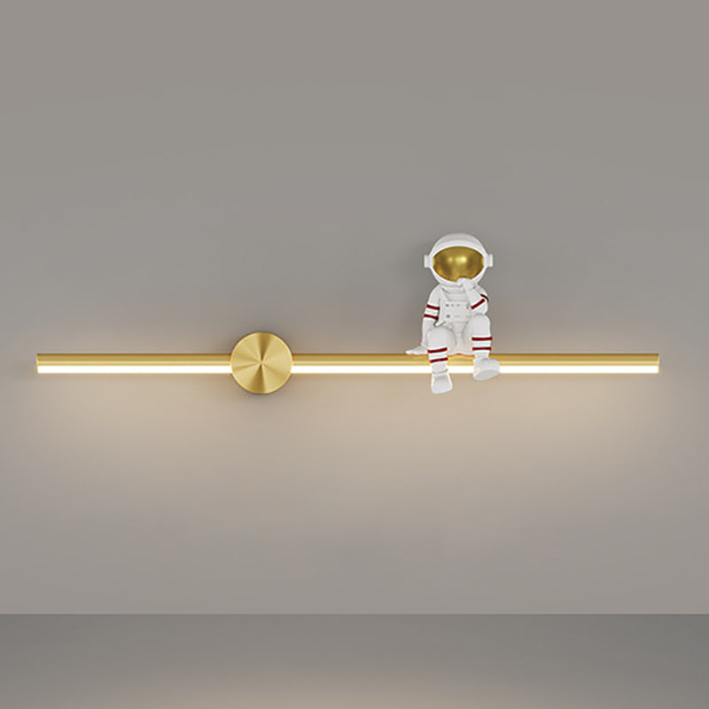 Modern Style Astronaut Wall Light Fixture Household LED Wall Light Sconce for Bedroom