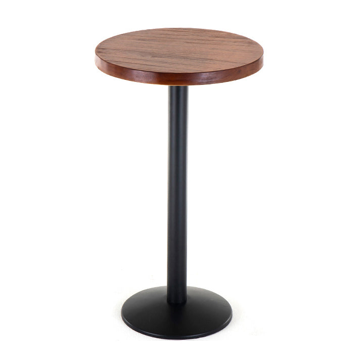 1/2/3 Pieces Industrial Solid Wood Bar Table Set Round Bistro Set  for Dining Room