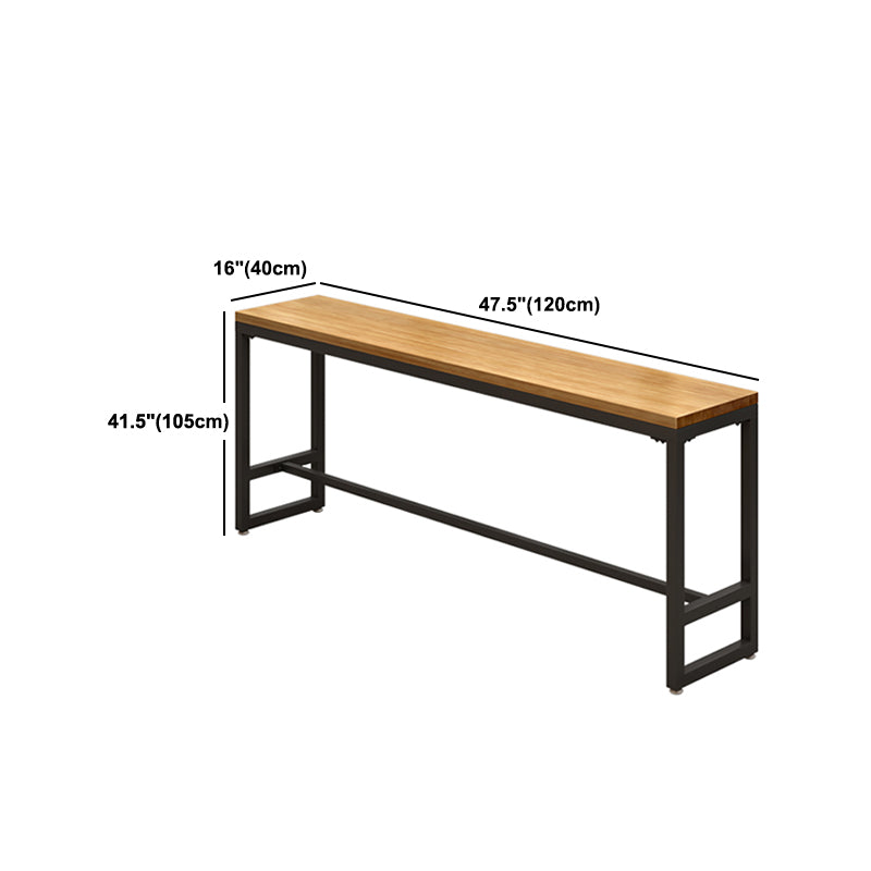 Modern 1/2/4/7 Pieces Solid Wood Pub Table Set Rectangular Counter Table for Dining Room