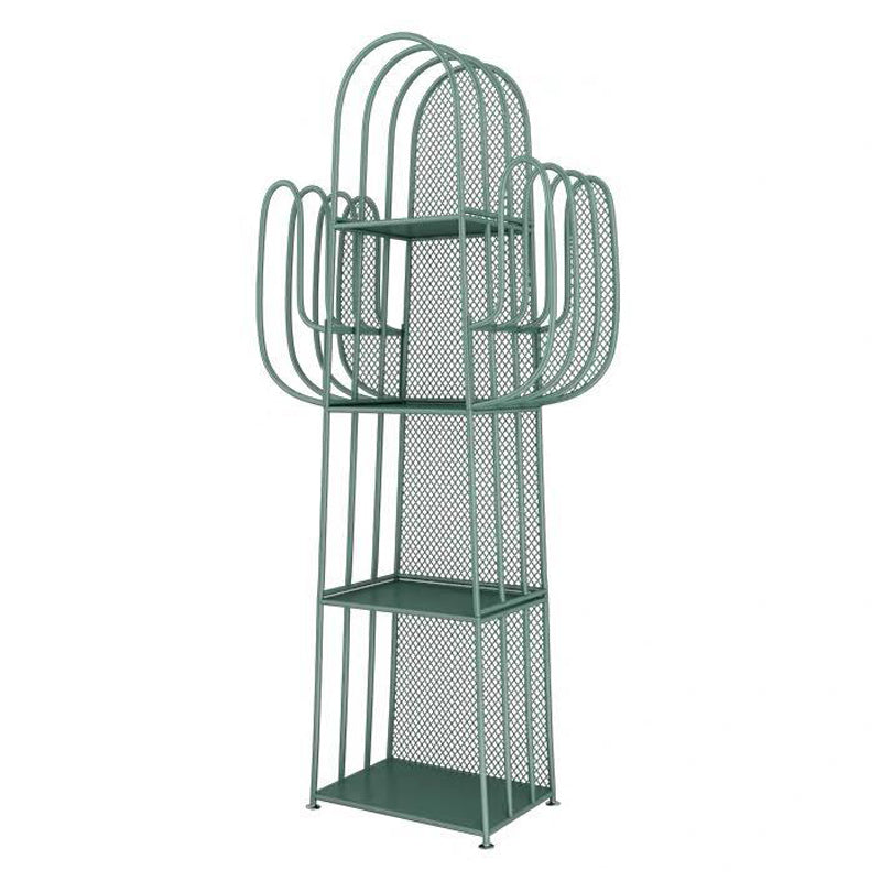 Modern Style Bookshelf Standard Closed Back Metal Home Bookcase