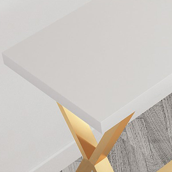 Pine Wood Bar Dining Table Traditional Luxury Rectangle Bar Table with Trestle Base