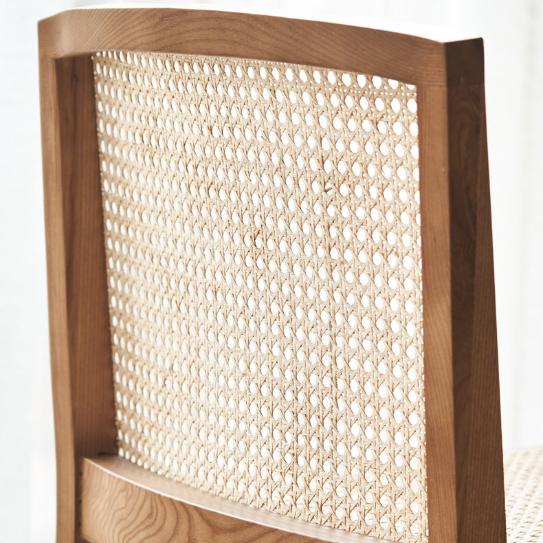 Traditional Style Dining Chair Solid Wood Stackable Side Chair for Home