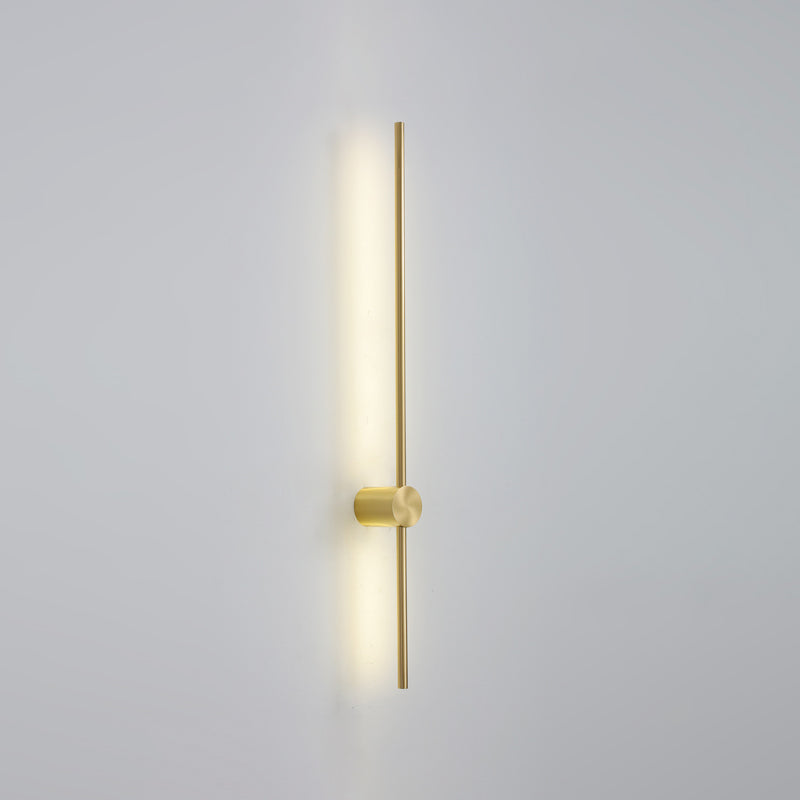 Linear Shape Metal Wall Sconce Modern Style Multi Lights Wall Mount Lighting