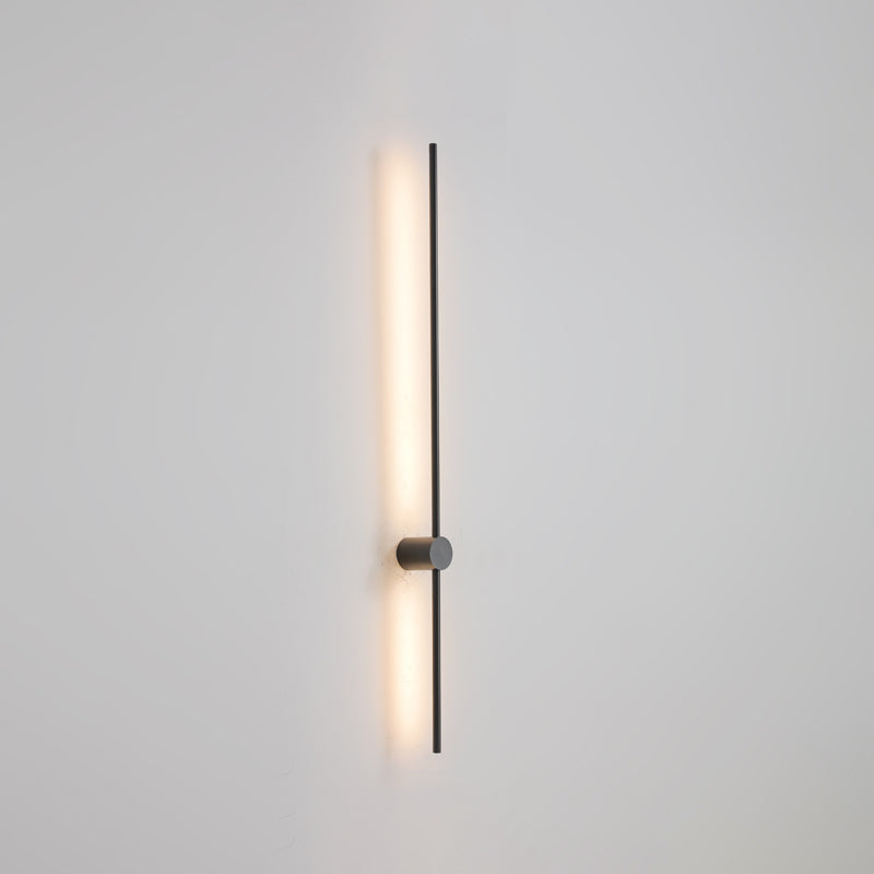 Linear Shape Metal Wall Sconce Modern Style Multi Lights Wall Mount Lighting
