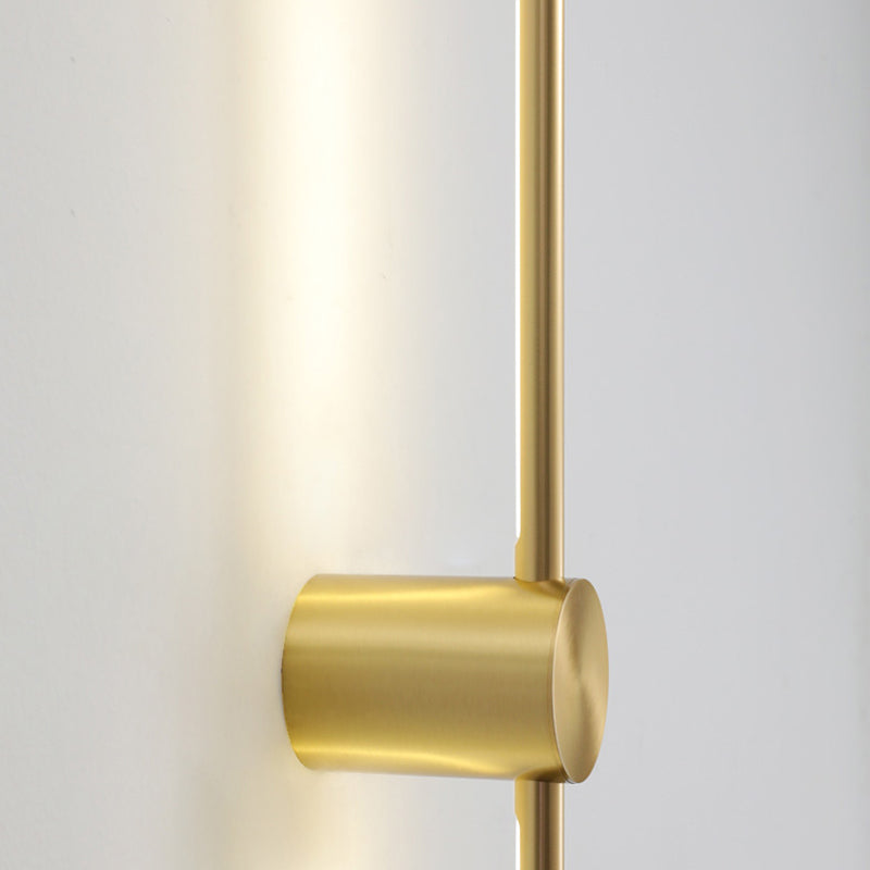 Linear Shape Metal Wall Sconce Modern Style Multi Lights Wall Mount Lighting