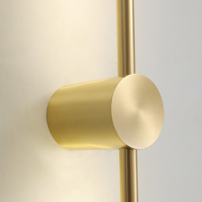Linear Shape Metal Wall Sconce Modern Style Multi Lights Wall Mount Lighting