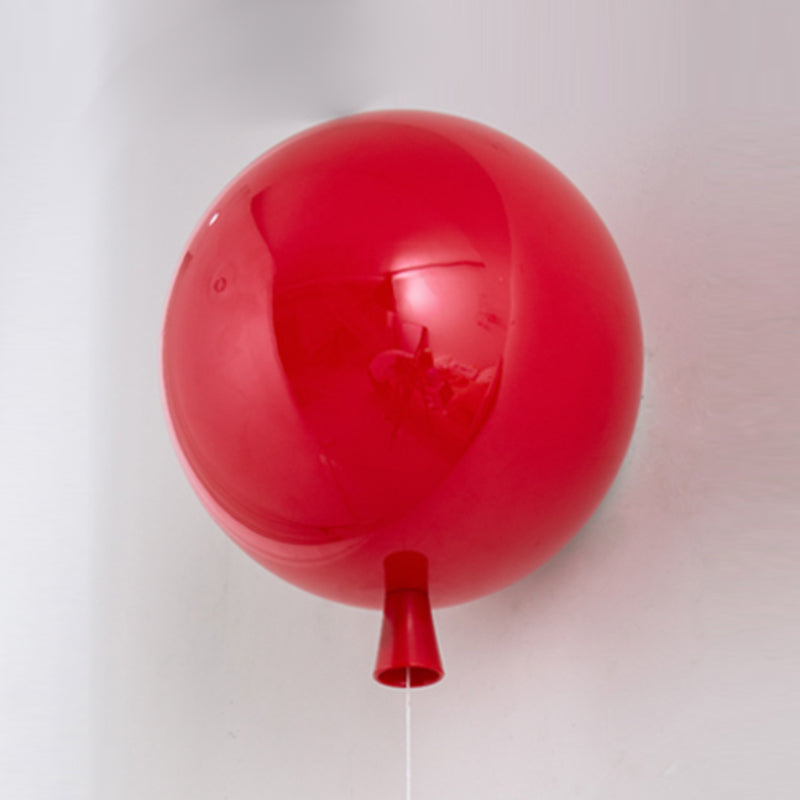 Creative Balloon Wall Light Modern Style Colorful Wall Light Fixture for Bedroom