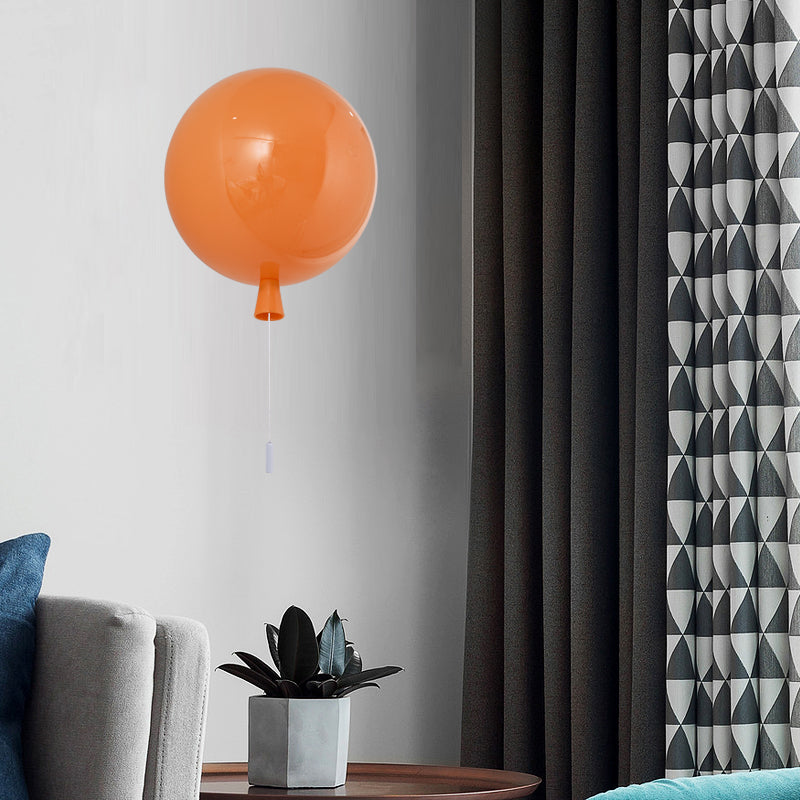 Creative Balloon Wall Light Modern Style Colorful Wall Light Fixture for Bedroom