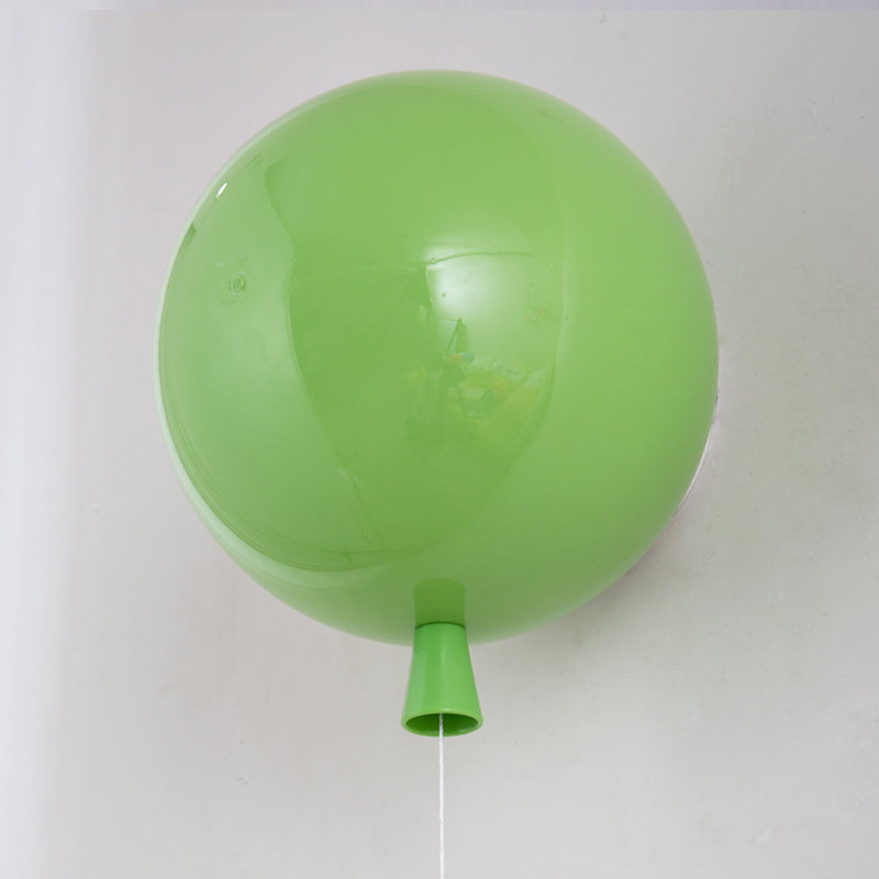 Creative Balloon Wall Light Modern Style Colorful Wall Light Fixture for Bedroom