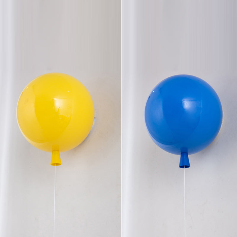 Creative Balloon Wall Light Modern Style Colorful Wall Light Fixture for Bedroom