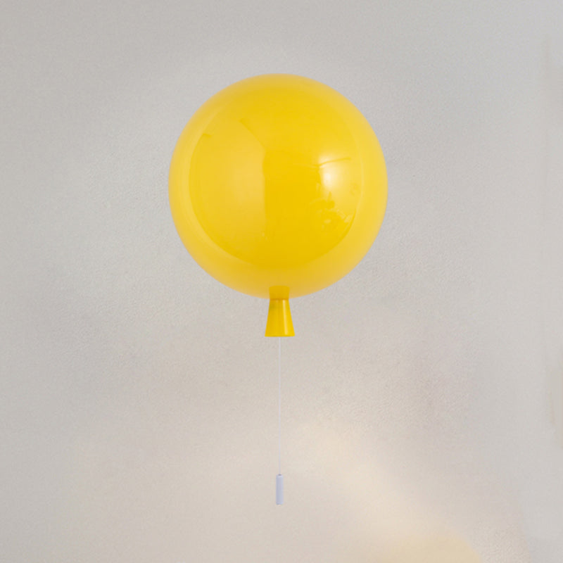 Creative Balloon Wall Light Modern Style Colorful Wall Light Fixture for Bedroom