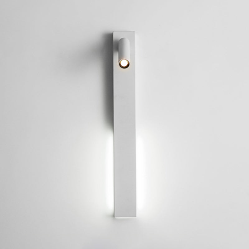 Metal Square Shape Wall Mount Lighting Modern 2-Lights Wall Mounted Light Fixture in White