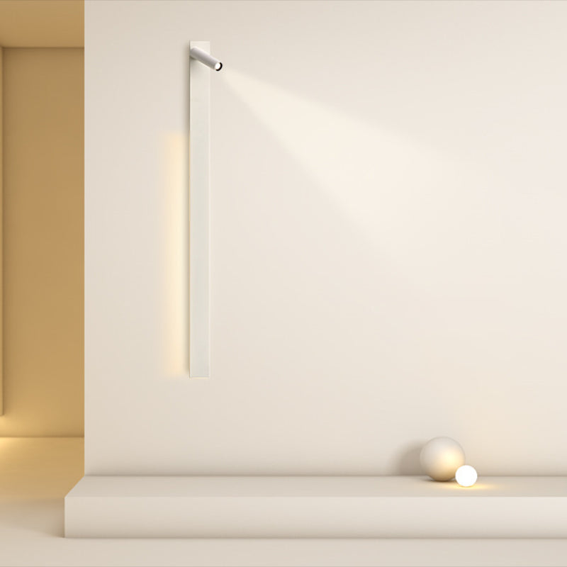 Metal Square Shape Wall Mount Lighting Modern 2-Lights Wall Mounted Light Fixture in White