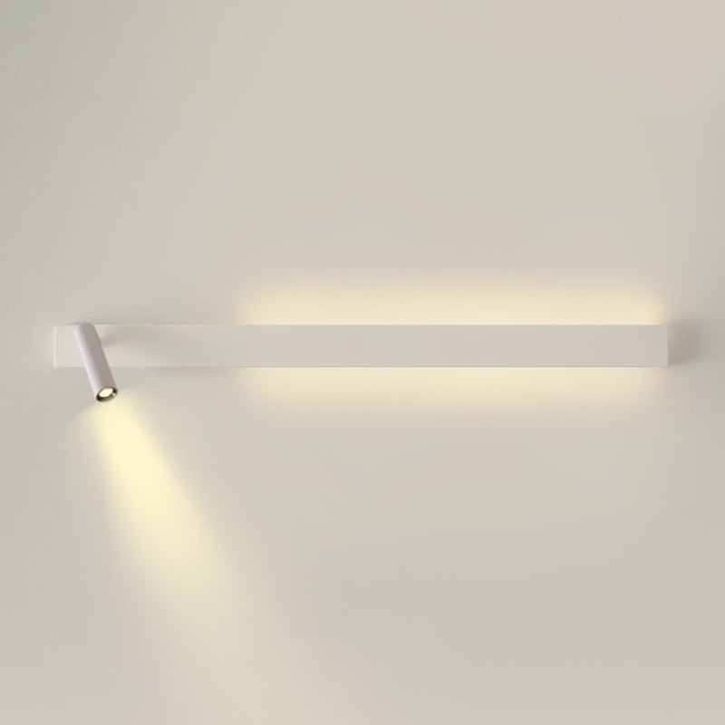Metal Square Shape Wall Mount Lighting Modern 2-Lights Wall Mounted Light Fixture in White