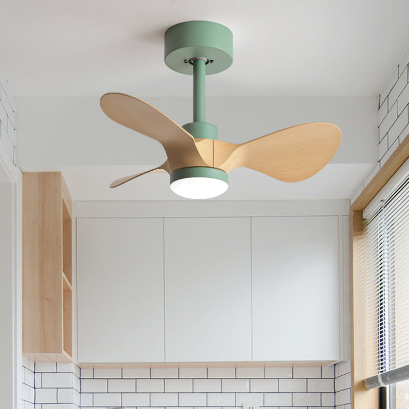 1-Light Ceiling Fan Lighting Modern Style Metal Ceiling Fan Lighting for Children's Room