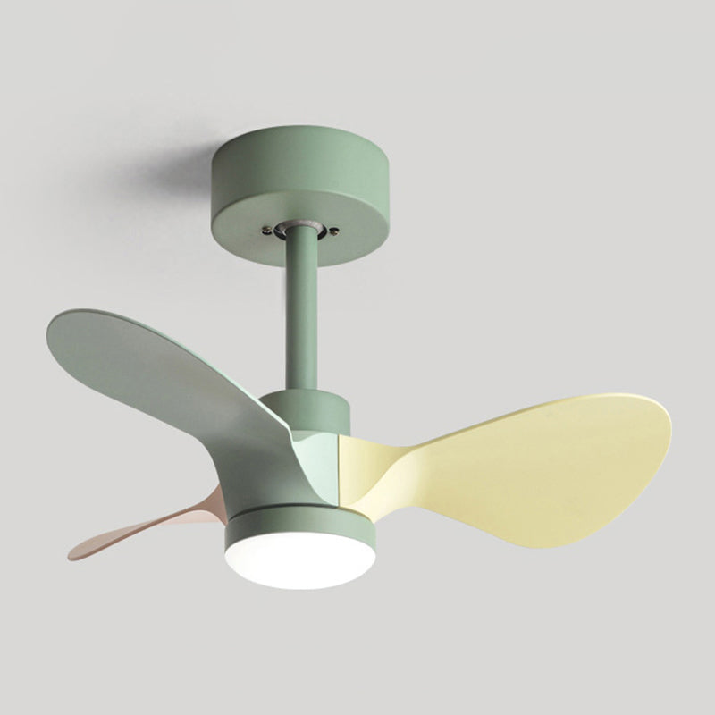 1-Light Ceiling Fan Lighting Modern Style Metal Ceiling Fan Lighting for Children's Room